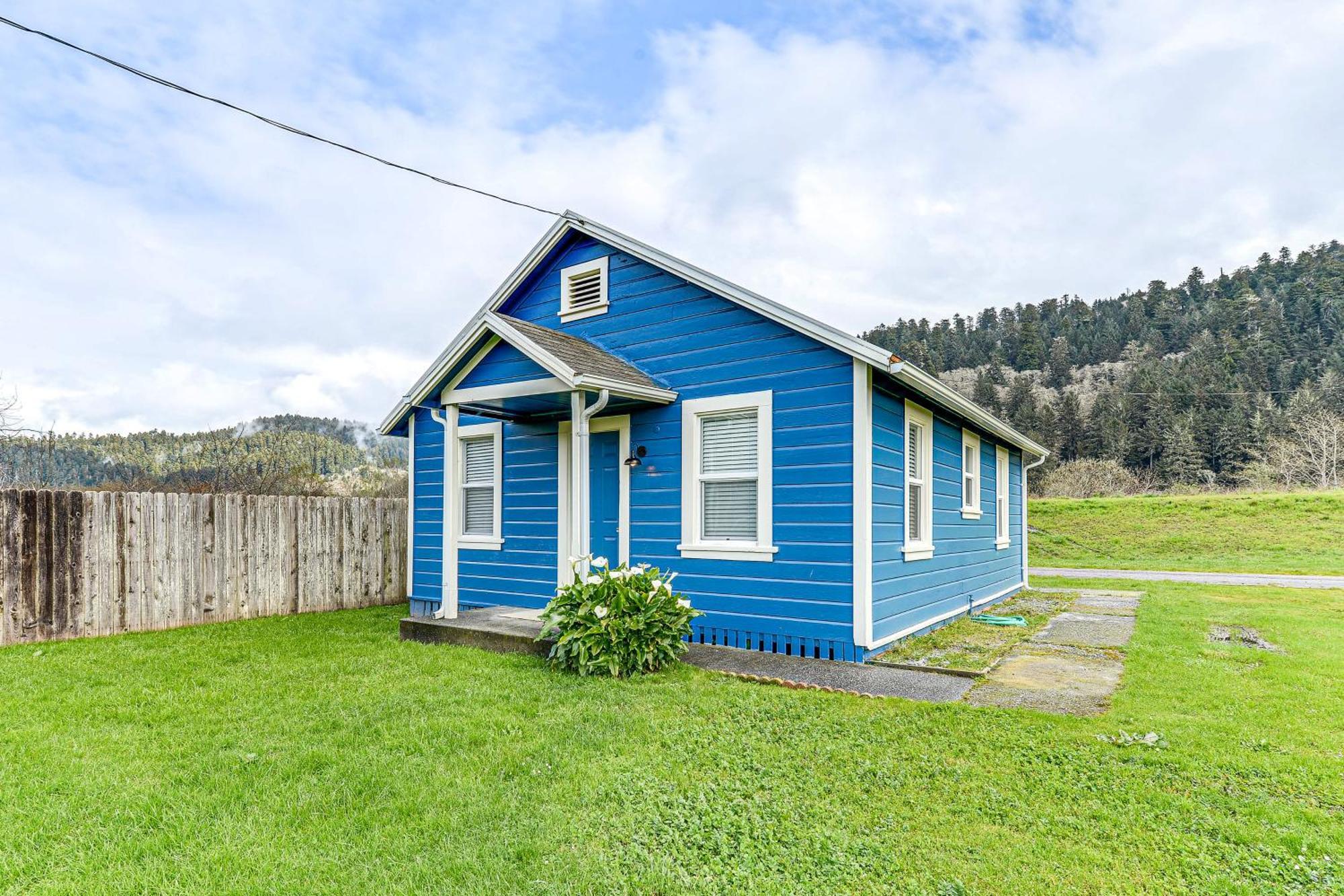 Cozy Norcal Cottage 2 Mi To Redwoods And Beaches! Orick Exterior foto